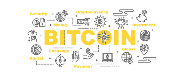 bitcoin vector banner