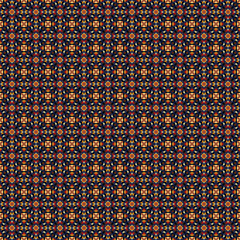 Mosaic seamless pattern. Block repeat background. Geometric pattern in traditional, ethnic style. Moroccan tiles.