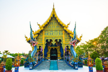 Beautiful church in Rong Suea Ten temple