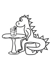 durst alkohol drink glas tisch essen hunger sitzend stuhl groß comic cartoon lustig clipart wyvern lindwurm mystisch fantasy Drache