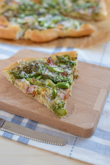 Spargel Pizza 