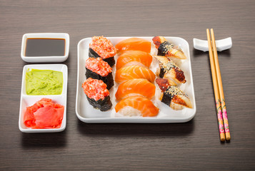 Japanese food, sushi set