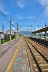 Fototapeta premium 福島 JR磐越西線 喜多方駅