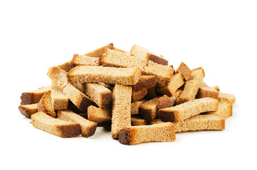 Rye bread croutons