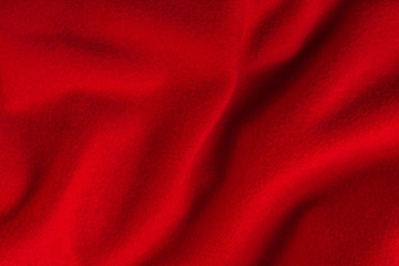 texture of red cashmere cloth