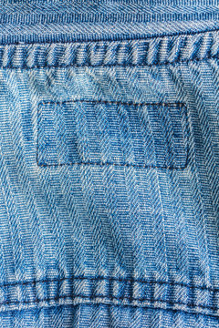 texture of denim cloth close-up