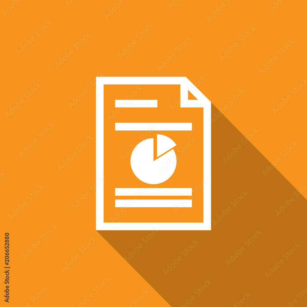 Poster spreadsheet document paper outline icon. thin line style for graphic and web design. simple flat sym