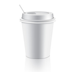 paper coffee cup,Vector illustration