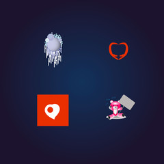 set simple  logo for company or sport team