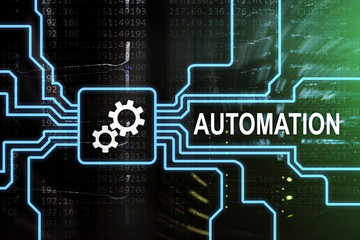 Automation of business Process and innovation technology in manufacturing. Internet and technology...