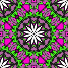 colored geometric vector pattern. Vector illustration. ideal for creative and decorative projects.