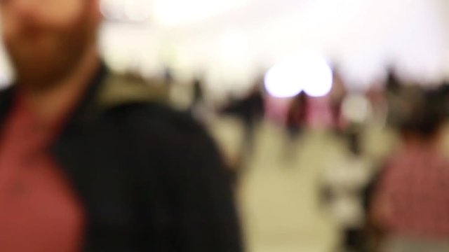 New York pendolari in metropolitana, slow motion