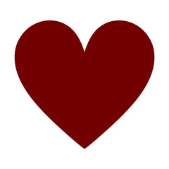 Red heart card suite