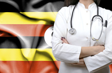 Conceptual image of national healthcare system in Uganda