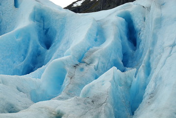 Norway. Fragment of the glacier Svartisen