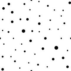 Polka dot abstract texture seamless pattern
