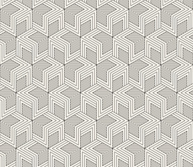 Vector seamless pattern. Modern stylish abstract texture. Repeating geometric tiles