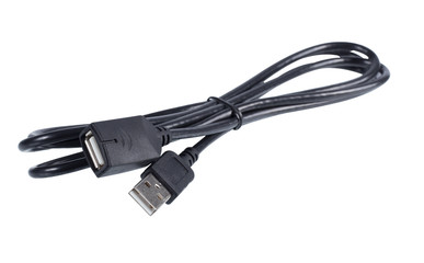 USB cable isolated on white