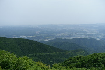 日本の岡山の下蒜山