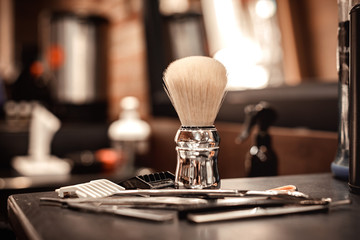 tools of barber shop