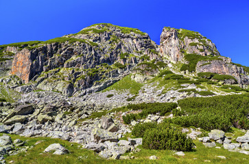 Beautiful landscape in the high mountain