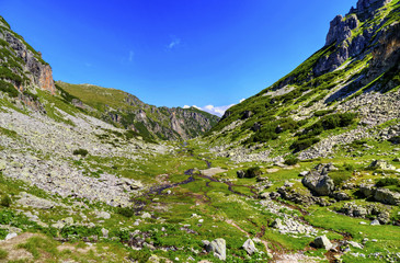 Beautiful landscape in the high mountain