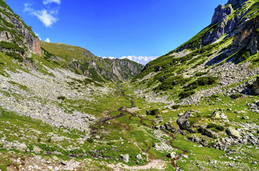 Beautiful landscape in the high mountain