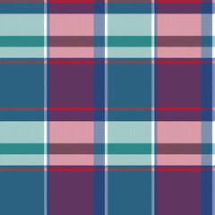 Abstract asymmetrical check plaid seamless pattern