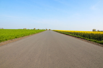 empty country road