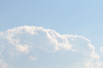 Clouds on a blue sky background