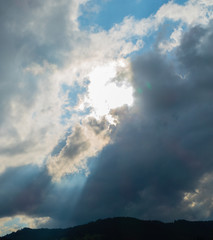 Sonnendurchbruch Himmel