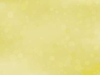 Golden yellow gradient background with bokeh effect. Abstract blurred pattern. Light background Vector illustration