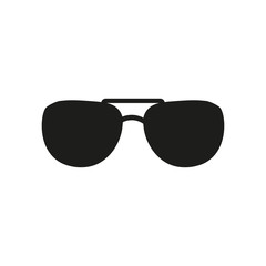 The sunglasses icon. Glasses symbol. Flat Vector illustration