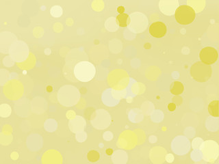 Golden yellow gradient background with bokeh effect. Abstract blurred pattern. Light background Vector illustration