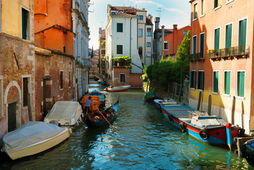 Boats in venetian