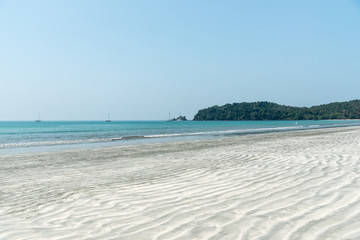 Beautiful beach caribbean sea. Holiday and vacation concept.