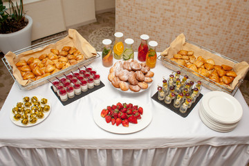Coffee break, catering a business conference