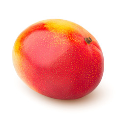 mango isolated on white background, clipping path, full depth of field