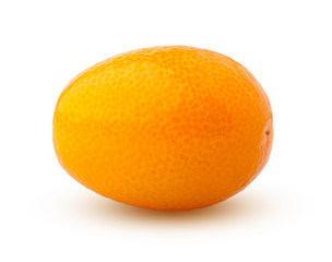 kumquat isolated on white background, clipping path, full depth of field