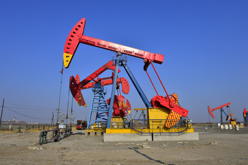 Fototapeta premium The oil pump