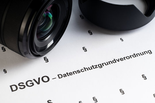 Datenschutzverordnung  in der EU, DSGVO, Fotograf