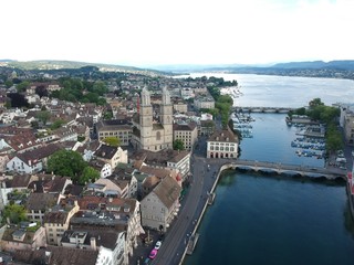 Obraz premium Grossmünster - Zurich, Switzerland 2018