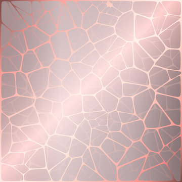 Abstract Background With Metallic Rose Gold Texture