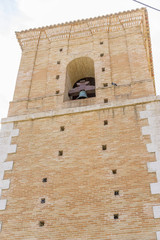 Tower church Chinchon, Madrid province, Spain