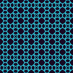 Vector seamless pattern. Modern stylish linear texture. Repeating geometric tiles with line elements.