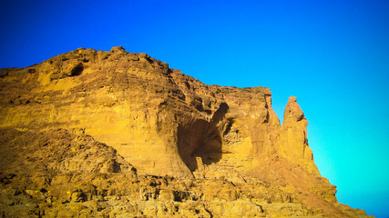 View to sacred Jebel Barkal mountain, Karima, Sudan