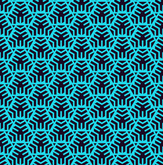 Fototapeta premium Geometric simple luxury blue minimalistic pattern with lines. Can be used as wallpaper, background or texture.