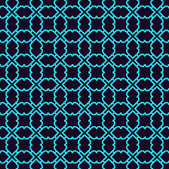 Fototapeta premium Vector seamless pattern. Modern stylish linear texture. Repeating geometric tiles with line elements.