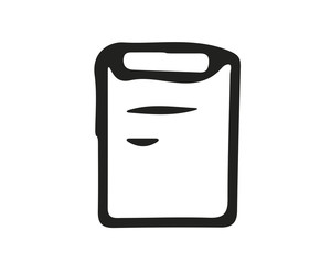 checklist icon design illustration,hand drawn style design, designed for web and app