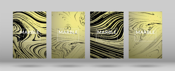 Set of Metal Marble Covers